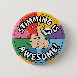 Stimming ist phantastisch, Stim unterstützt Autism Button