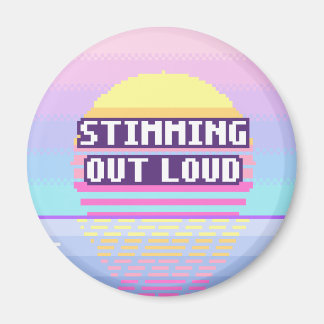 Stimming Laut Neurodivergenter Pixel Magnet