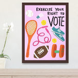 Stimmrecht Ausübung des Wahlrechts Rosa Poster<br><div class="desc">Ich hoffe,  dass Ihnen diese lustige Wandkunst gefällt. Besuchen Sie meinen Shop für mehr oder lass mir wissen,  ob Sie etwas Gewohntes wollen.</div>