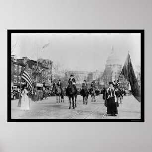 Stimmrecht-Parade Washington, DC 1913 Poster