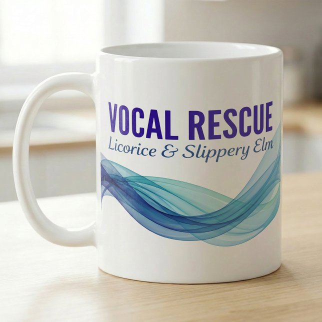 Stimmreset-Welle Lakritz & Slippery Elm Kaffeetasse (Von Creator hochgeladen)