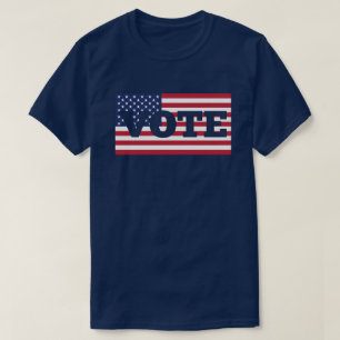 Stimmt Amerikanische Flagge ab T-Shirt