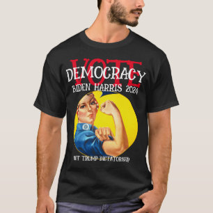 STIMMT FÜR DEMOKRATIE STATT DIKTATUR 2024 T-Shirt
