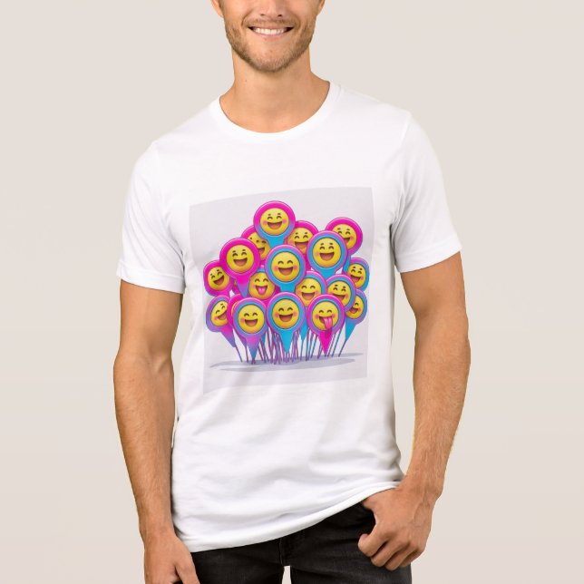 Stimmung basierend auf WiFi Signal - Funny Emoji D Tri-Blend Shirt (Vorderseite)
