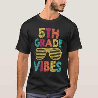 Stimmung der 5. Klasse Zurück zur Schule Lehrer de T-Shirt