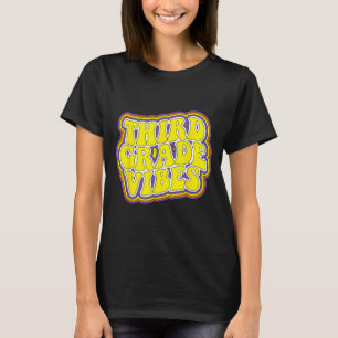 Stimmung der dritten Klasse Retro Zurück zur Schul T-Shirt