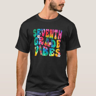 Stimmung der siebten Klasse Erster Tag zurück zur T-Shirt