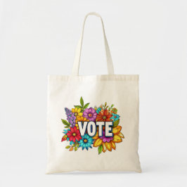STIMMUNG Floral Blue Tote Bag Tragetasche