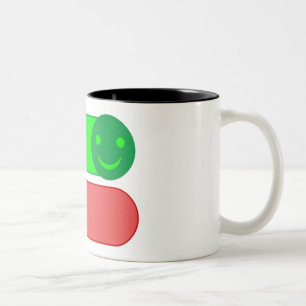 Stimmungsschalter Emoji-Tasse Zweifarbige Tasse