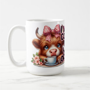Stimmungsvolle Highland-Rindvieh Kaffeetasse