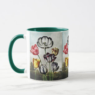 Stimmungsvolle Tulpen im Regency-Stil in mehrfarbi Tasse