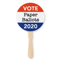 Stimmzettel für die Präsidentschaftswahlen 2020