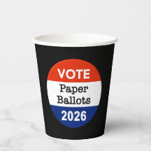 Stimmzettel Wahlzettel 2026 Midterm-Wahl Papierbec