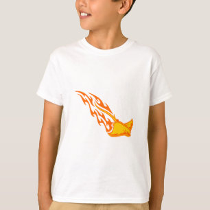 Sting-Strahln-Flammen T-Shirt