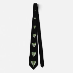 Stinging Nettle Leaf Floral Novelty Party Neck Tie Krawatte