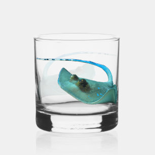 Stingray - Abstraktes Design - Aus einem Foto schn Whiskyglas