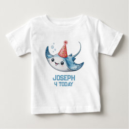 Stingray Birthday Party Danke Baby T-shirt