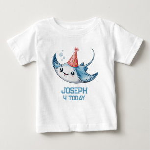Stingray Birthday Party Danke Baby T-shirt