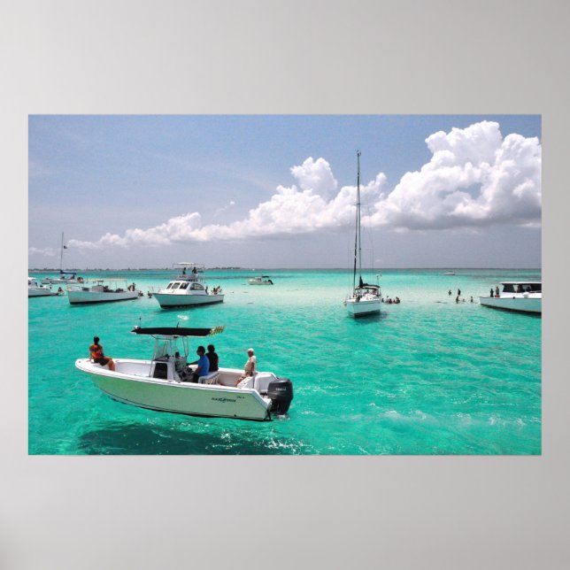 Stingray City Grand Cayman Islands Poster (Vorne)