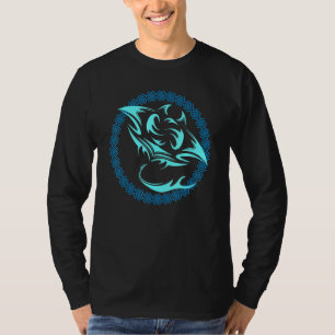 Stingray Hawaiian Polynesian Tattoo Style S T-Shirt