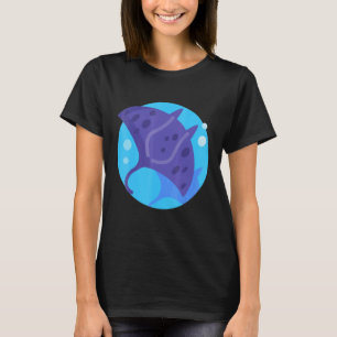 Stingray Manta Rochen Retro Vintage Ozean Wasser A T-Shirt