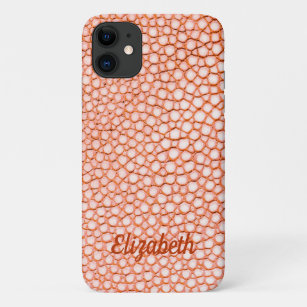 Stingray Skin Coral Print Name Personalisiert Case-Mate iPhone Hülle