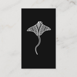 Stingray Tribal Sea Animal Tropical Beach Visitenkarte