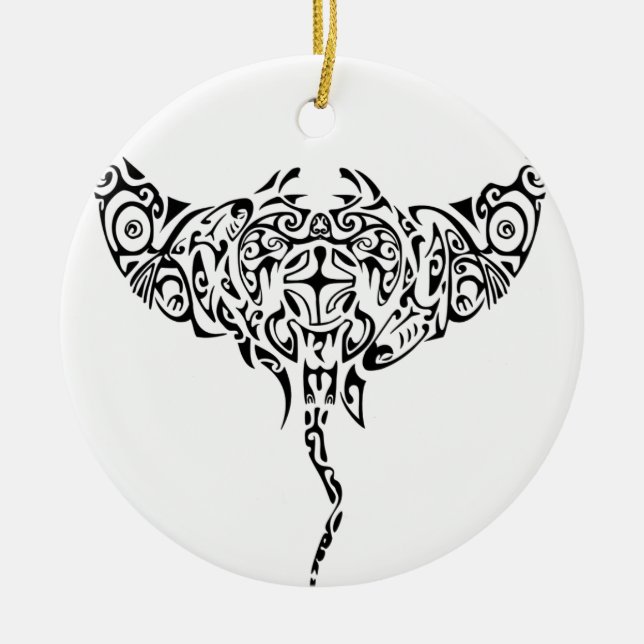 STINGRAY von AOTEAROA Neuseeland Keramikornament (Vorne)