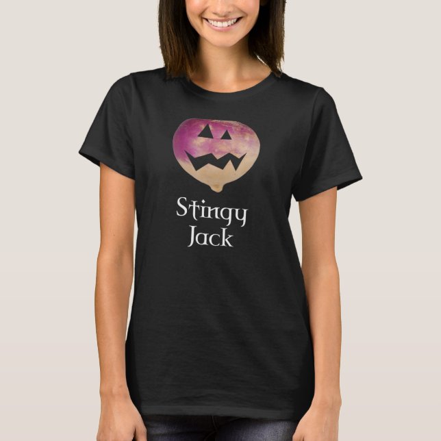 Stingy Jack Turnip Jack O'Lantern T-Shirt (Vorderseite)