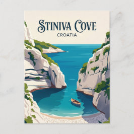Stiniva-Bucht Kroatien Postkarte