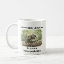 Stink Bug Gifts Funny Brown Marmorated Stinkbug Kaffeetasse