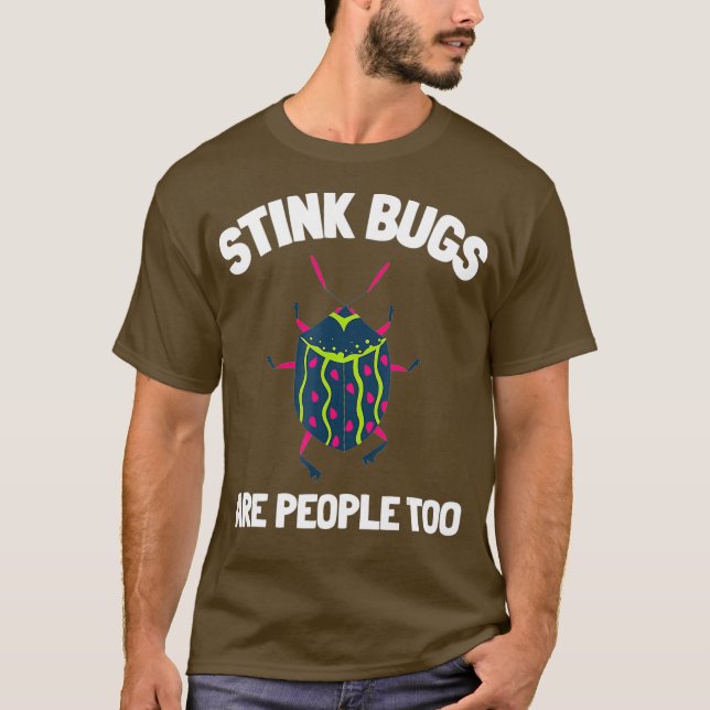 Stink Bug Käfer und Halyomorpha Halys T-Shirt (Vorderseite)