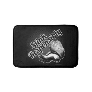 Stink Responsibly Bathroom Mat Badematte