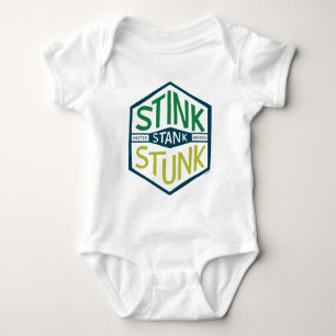 Stink Stank Stunk Badge Baby Strampler