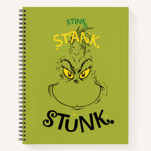 Stink Stank Stunk Zitat von Mister Grinch Notizbuch