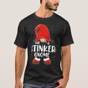 Stinker Gnome Buffalo Kariert Matching Family Chri T-Shirt