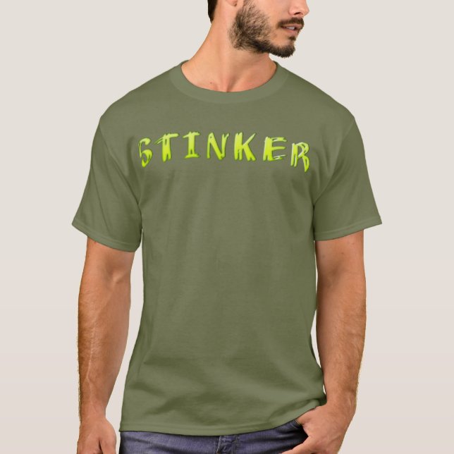 STINKER grünes T-Shirt (Vorderseite)