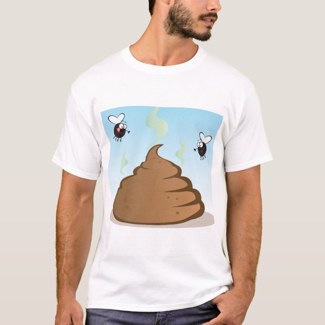 Stinkfarbener Kack T-Shirt (Vorderseite)