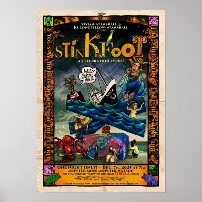 Stinkfoot 40. Jubiläum feiert Poster (Vorne)