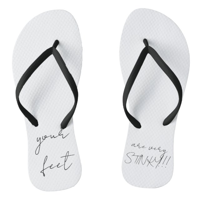 Stinkfuß-Zehenstegsandalen Flip Flops (Fußbett)