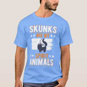 Stinktier Spirit Animal lustig T-Shirt