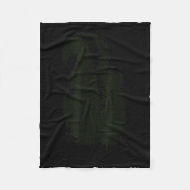 Stinktier-Tinte-Kunst Nge Ästhetik-Schädling-Wald- Fleecedecke (Vorderseite)