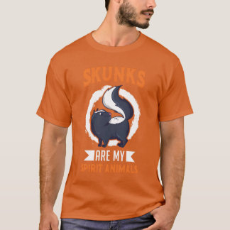 Stinktiere sind meine Seelentiere Stinktier Mädche T-Shirt