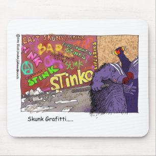 Stinktiers Graffiti Lustige Cartoon Geschenke & T- Mousepad