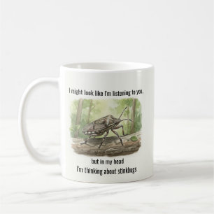 Stinkwanzen-Geschenke Lustige Braune Marmorierte B Kaffeetasse