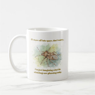 Stinkwanzen-Geschenke Lustige Braune Marmorierte B Kaffeetasse