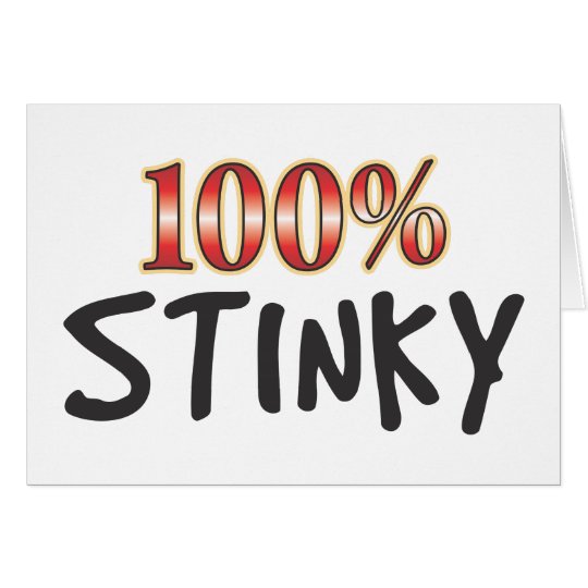 Stinky 100 Prozent Karte