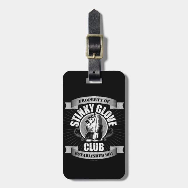 Stinky Glove Club (Hockey) Gepäckanhänger (Vorderseite vertikal)