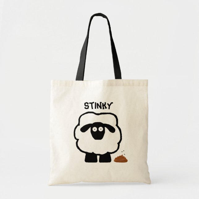 Stinky Schaf-Tasche Tragetasche (Vorne)