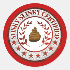 Stinky Slinky Certified RV Aufkleber